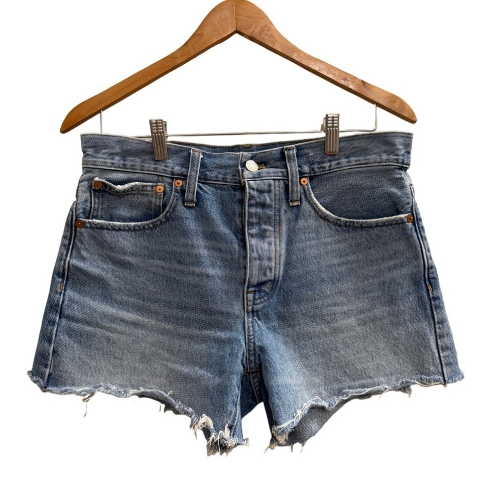 MADEWELL Relaxed Mid Length Denim Shorts
Size 26